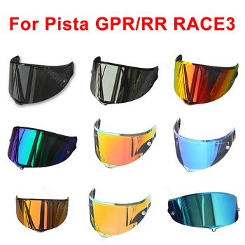 Козирки за мотоциклетни каски за AGV PISTA GP R GP & Corsa Модел Visor&Tail Sui UV защита Слънчеви очила Нова годишнинаОбектив за каска