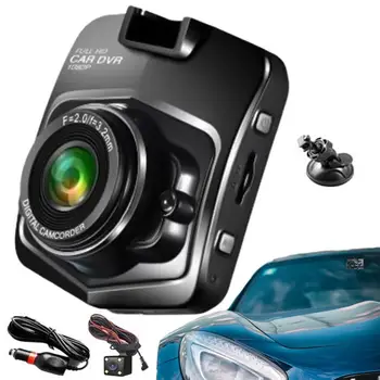 Dash Cam за кола 1080P Нощно виждане Записващо устройство за шофиране Ударопоглъщаща камера с 170 градуса широк ъгъл & Автоматично архивиране