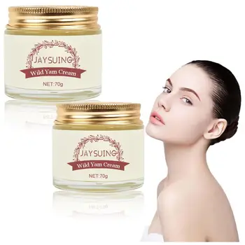1PC Anti Aging Wild Yam Cream Крем против бръчки Подхранващ стягащ крем за премахване на избелване Хидратиращ крем за лице