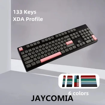 PBT Keycap XDA профил Термична сублимационна клавиатура 133 клавиша / набор ISO оформление за Cherry MX Switch механична клавиатура Pro 2 RK68