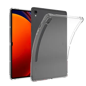 За Samsung S9 11 Plus 12.4 инчов таблет защитен калъф четири ъглова въздушна възглавница против падане прозрачен капак A9 A8 S7 S8 S6Lite Shell