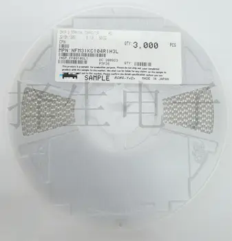 10PCS/LOT NFM31KC104R1H3L Оригинално импортирани три терминални филтърни кондензатора 1206 0.1uF 100nF 6A 50V EMI Статичен шумов филтър