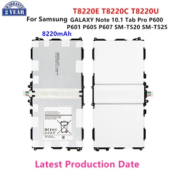 Чисто нов таблет T8220E T8220C/U батерия 8220mAh За Samsung Galaxy Note 10.1 Tab Pro P600 P601 P605 P607 T520 T525
