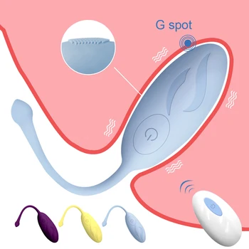 Bullet вибратор дистанционно управление G-Spot симулатор Вагинална топка Анален щепсел Вибриращ любовен яйце мастурбатор секс играчки за жени възрастни