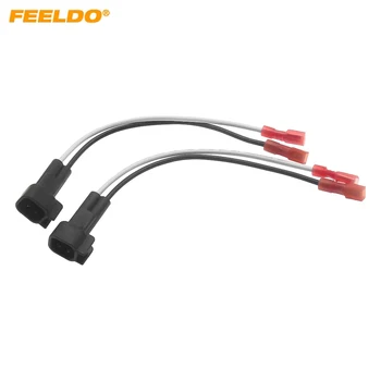 FEELDO кола 2Pin стерео високоговорител кабел сноп адаптери за Ford авто високоговорител подмяна връзка окабеляване щепсел кабели