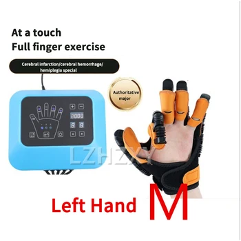 Мощна хемиплегия Възстановяване от инсулт Тренажор за рехабилитация на пръсти Робот Ръкавици Ръце Физиотерапия Рехабилитационно устройство