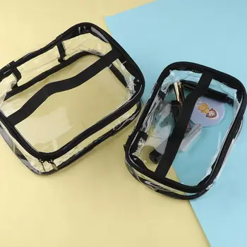 Мода водоустойчив грим преносим пътуване торбичка тоалетна случай козметична чанта PVC