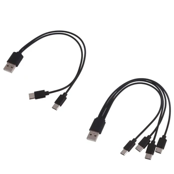 Multi кабел за зареждане Multi USB кабел USB кабел за зареждане Универсален 2/4 в 1 мулти кабелен адаптер за телефон
