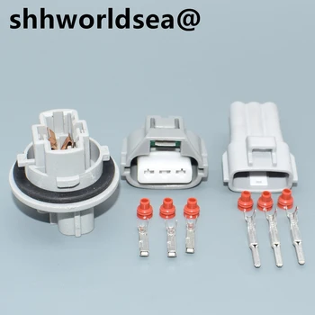 shhworldsea 3 Pin 2.2mm мъжки женски водоустойчив авто електрически конектор за кола щепсел жилища гнездо за Toyota