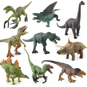 Симулация Джурасик модел брахиозавър Fusarium дракон тромпет куха 9 комплекта динозавър животински декорация играчки