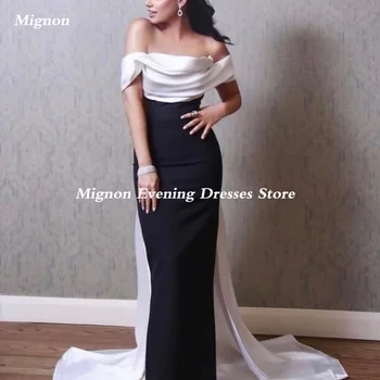 Mignon Satin Mermaid Prom Gown Off-the-shoulder neckline Populer Evening AsymmetricalОфициална елегантна парти рокля за жени 2023