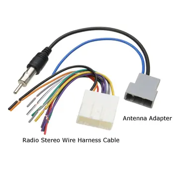 Car FM радио антена кабел конектор радио стерео кабел кабел за Nissan Altima Juke Rogue за Subaru Forester
