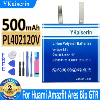 YKaiserin батерия PL402120V PL412120V GTR 42mm За Huami AMAZFIT Ares Bip GTR / GTR 47mm 42mm Bateria гаранция една година