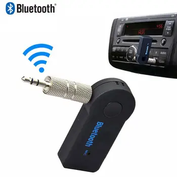 Безжичен Bluetooth приемник адаптер 4.1 стерео 3.5mm жак за кола музика аудио Aux слушалки получаване за слушалки свободни ръце
