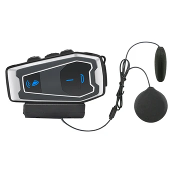 Мотоциклетни слушалки Мотоциклет Bluetooth 5.0 Интерком слушалки Безжична комуникация Интеркомуникадор Мото Хендсфри повикване