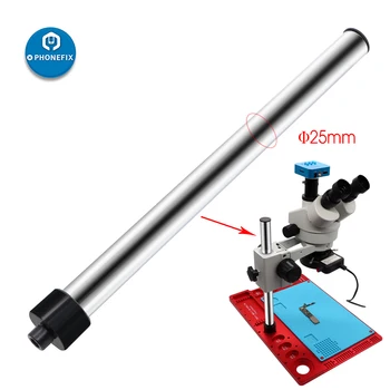  25mm микроскоп стойка притежателя метал бар прът скоба стълб за промишлени цифрови видеокамера стерео микроскоп скоба
