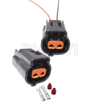 1 Комплект 2-посочен автомобилен кабелен кабел 6195-0062 Автомобилен ток Plug Автоматичен водоустойчив конектор с кабели