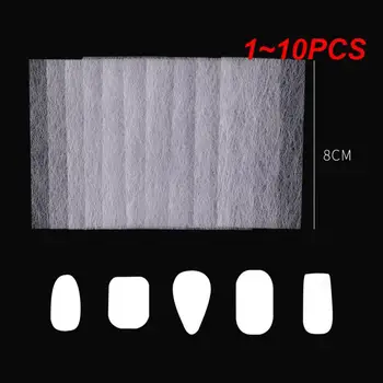  1 ~ 10PCS нокти разширение фибростъкло форма нетъкани коприни UV гел сграда влакна маникюр аксесоар разширение нокти изкуство инструмент