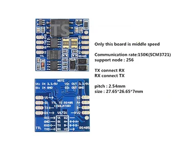 5pcs/lot ADUM3201 + B0505XT TTL към RS485 изолационен модул ADUM5401 485 към TTL изолиран 485 изолационен комуникационен модул